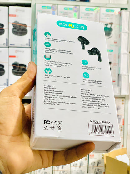 Moonlight Pro 2 Earbuds – Magnetic Design, Long Battery